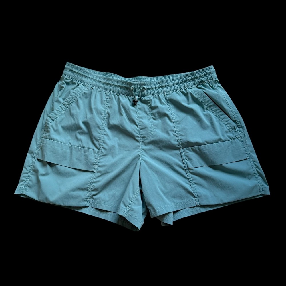 REI Co-op Hiking Cargo Shorts Teal Blue Size 1XL 5 Inseam